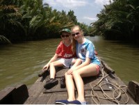 boat trip in mekong delta