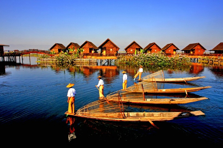 inle lake in myanmar